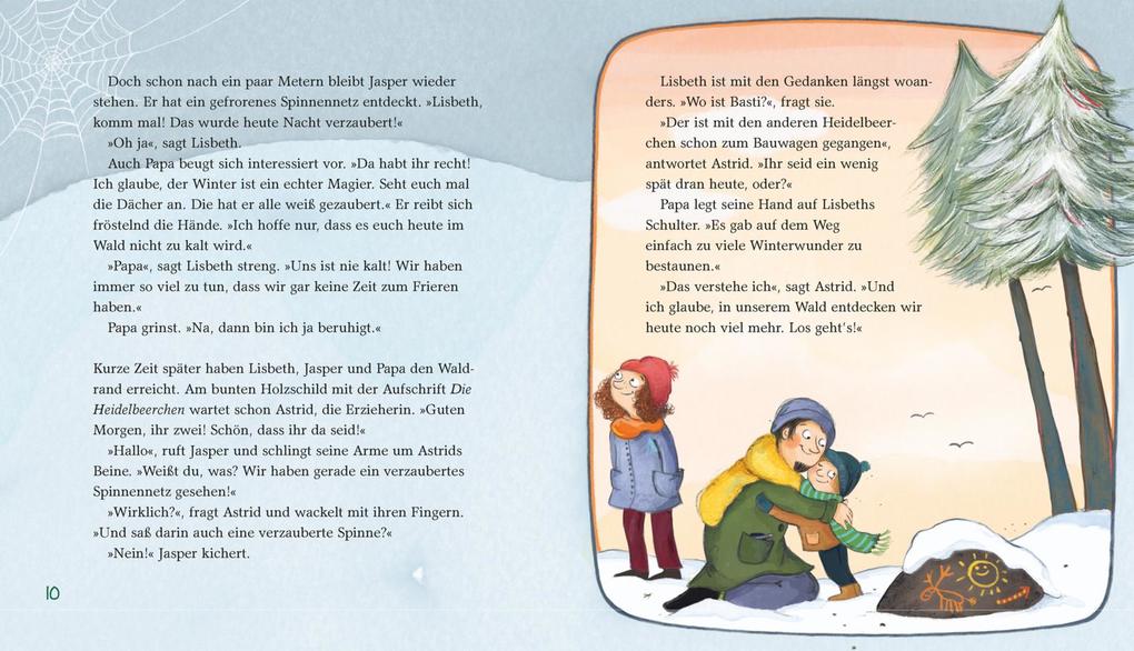 Weitere Ansicht: Weihnachtstrubel im Winterwald | Katja Frixe