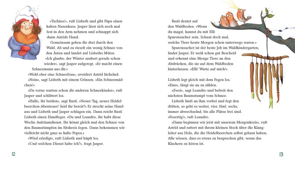 Weitere Ansicht: Weihnachtstrubel im Winterwald | Katja Frixe