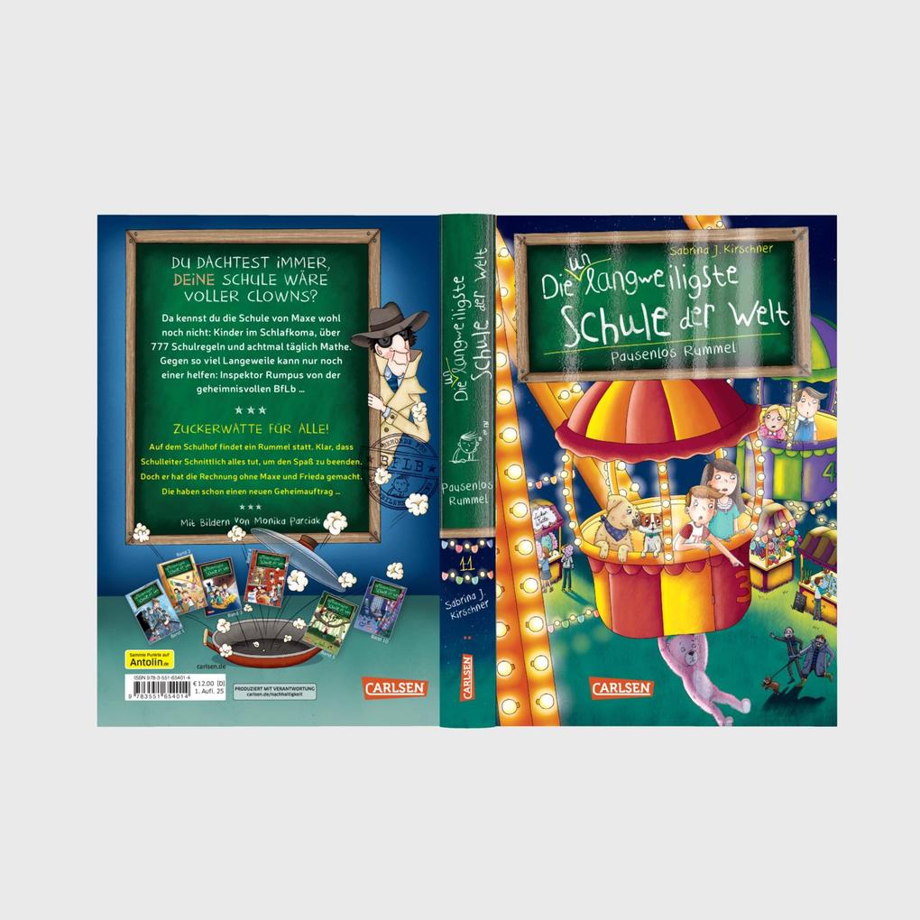 Weitere Ansicht: Die unlangweiligste Schule der Welt 11: Pausenlos Rummel | Sabrina J. Kirschner