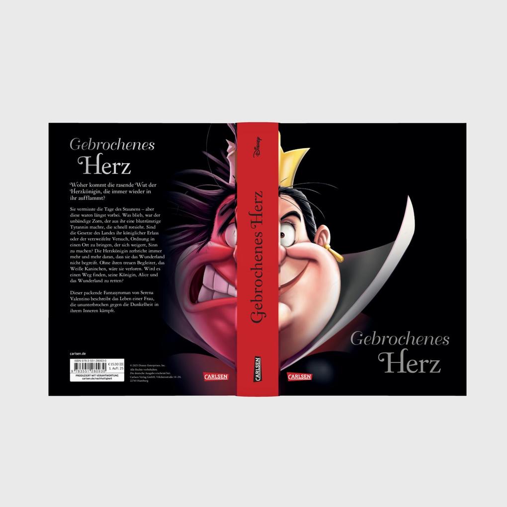 Weitere Ansicht: Disney Villains 12: Gebrochenes Herz (Villains "Herzkönigin" - Alice im Wunderland) | Walt Disney, Serena Valentino