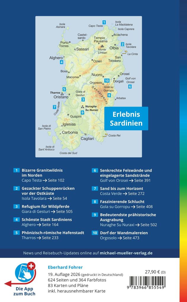 Weitere Ansicht: MICHAEL MÜLLER Reiseführer Sardinien | Eberhard Fohrer