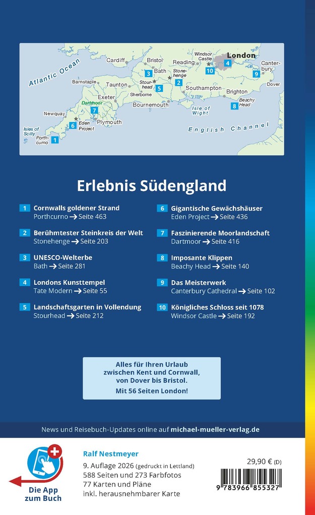 Weitere Ansicht: MICHAEL MÜLLER REISEFÜHRER Südengland | Ralf Nestmeyer