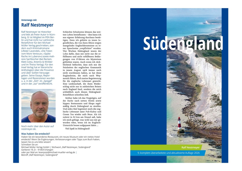 Weitere Ansicht: MICHAEL MÜLLER REISEFÜHRER Südengland | Ralf Nestmeyer