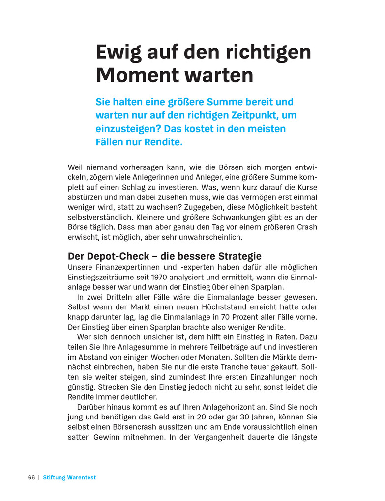 Weitere Ansicht: Die größten Anlagefehler und wie man sie vermeidet