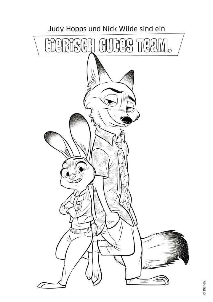 Weitere Ansicht: Disney Kreative Beschäftigung: Zoomania 2: Tierischer Malspaß