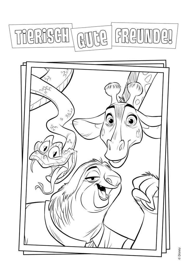 Weitere Ansicht: Disney Kreative Beschäftigung: Zoomania 2: Tierischer Malspaß