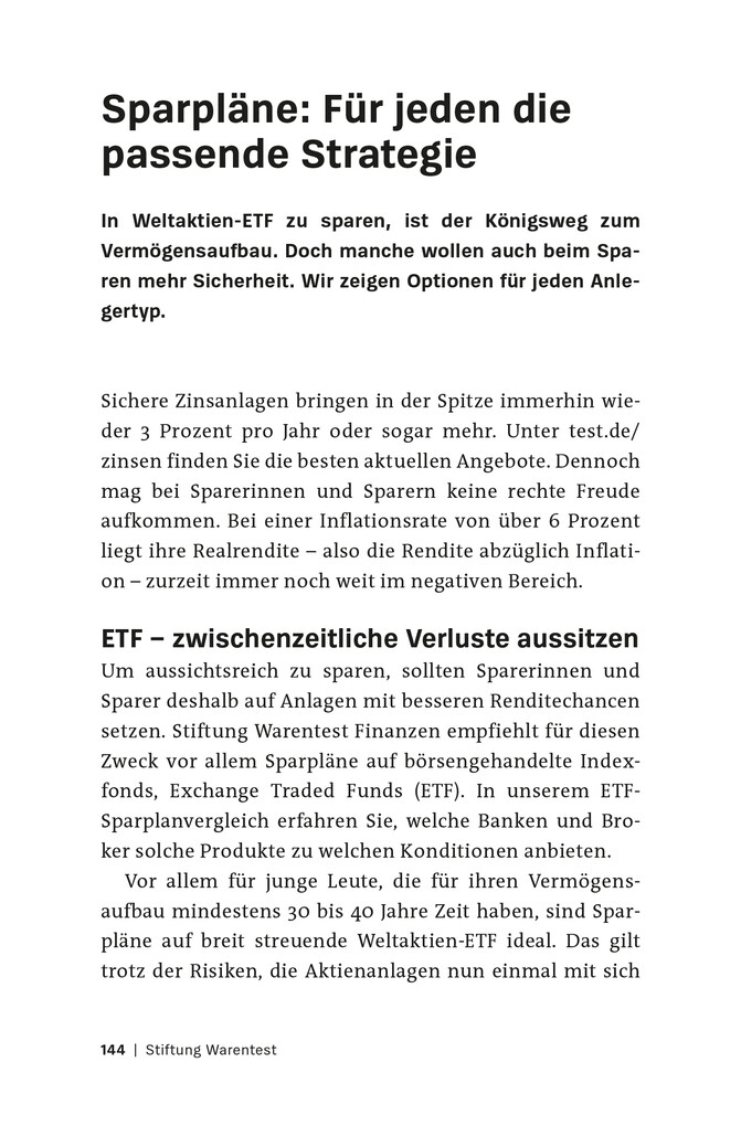 Weitere Ansicht: Geldanlage Basics