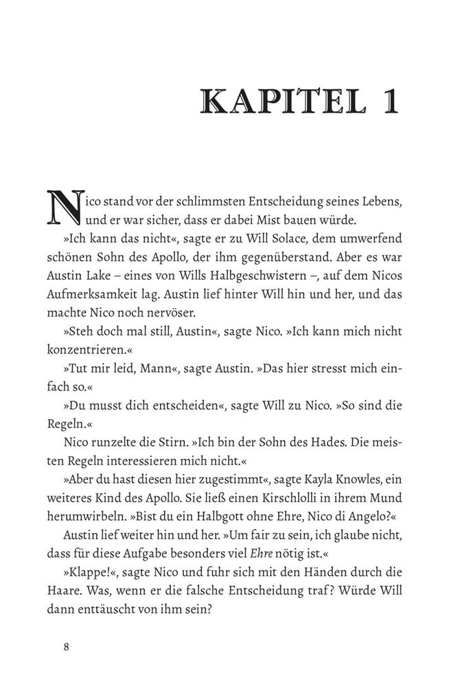 Weitere Ansicht: Nico und Will - Reise ins Dunkel | Rick Riordan, Mark Oshiro