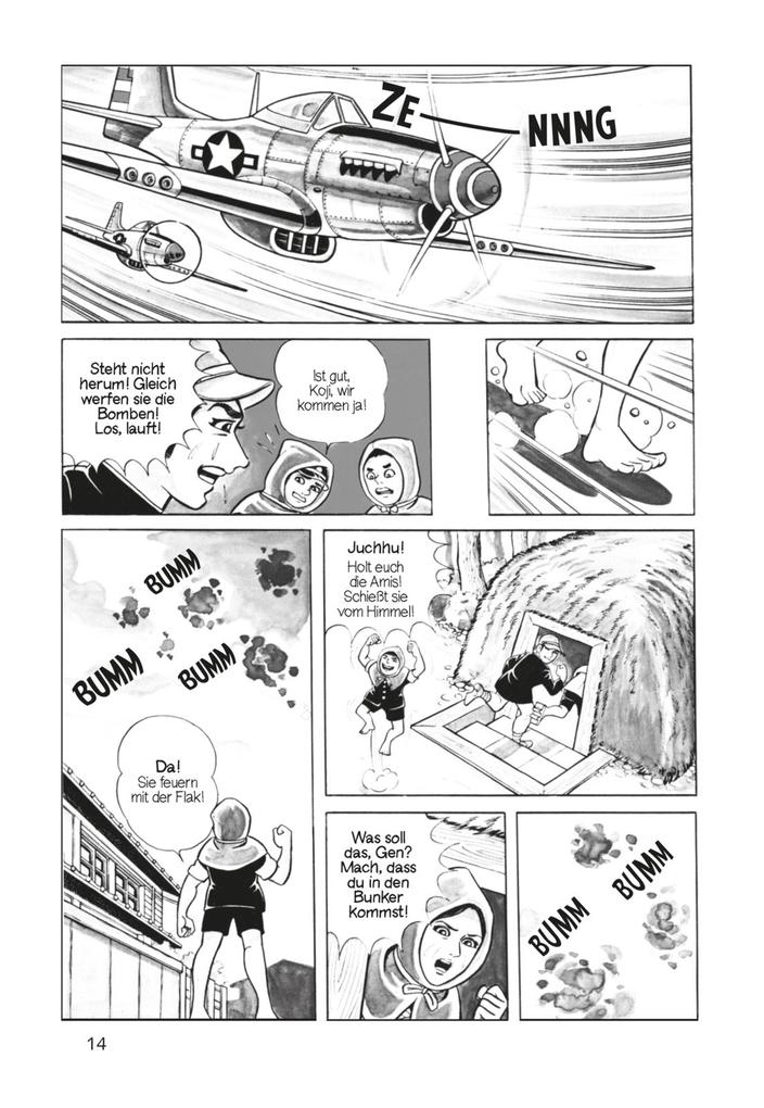 Weitere Ansicht: Barfuß durch Hiroshima Doppelpack 1-2 | Keiji Nakazawa