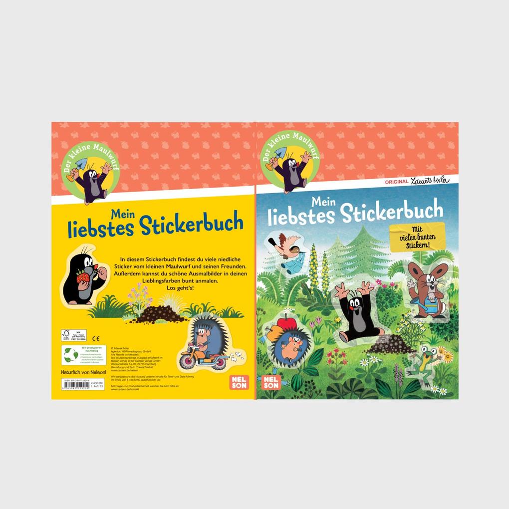 Weitere Ansicht: Der kleine Maulwurf: Mein liebstes Stickerbuch