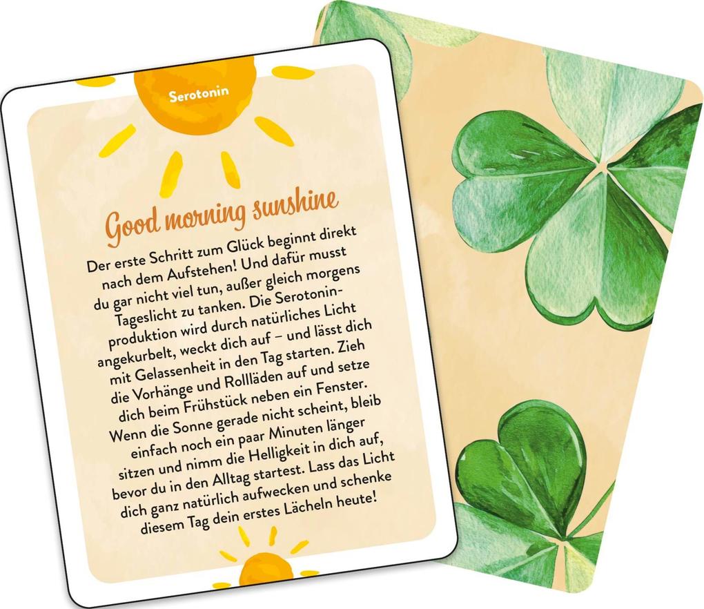 Weitere Ansicht: Inspirationskarten: Aktiviere deine Glücksgefühle | Julia Buck