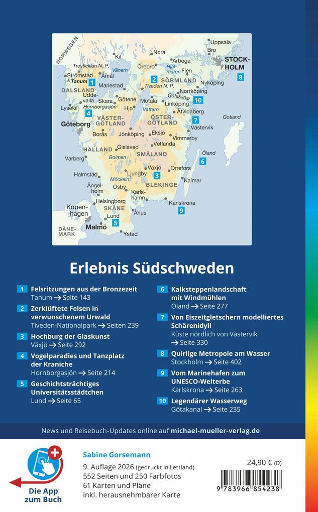 Weitere Ansicht: MICHAEL MÜLLER Reiseführer Südschweden | Sabine Gorsemann