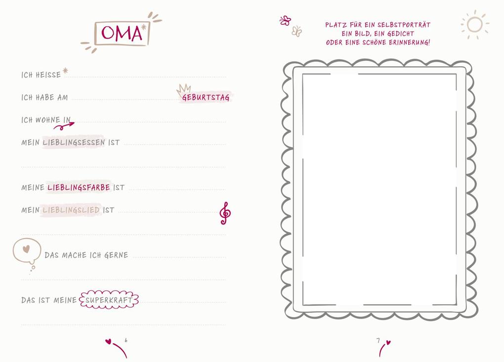 Weitere Ansicht: Oma und ich - unsere schönsten Momente | Lappan Verlag