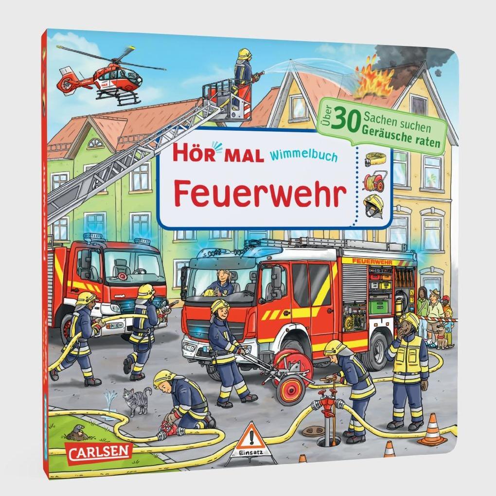 Weitere Ansicht: Hör mal (Soundbuch): Wimmelbuch: Feuerwehr | Enni Bollin
