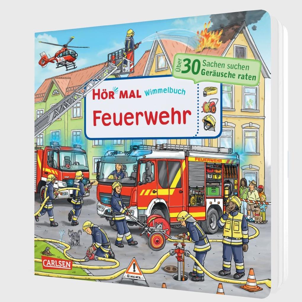 Weitere Ansicht: Hör mal (Soundbuch): Wimmelbuch: Feuerwehr | Enni Bollin