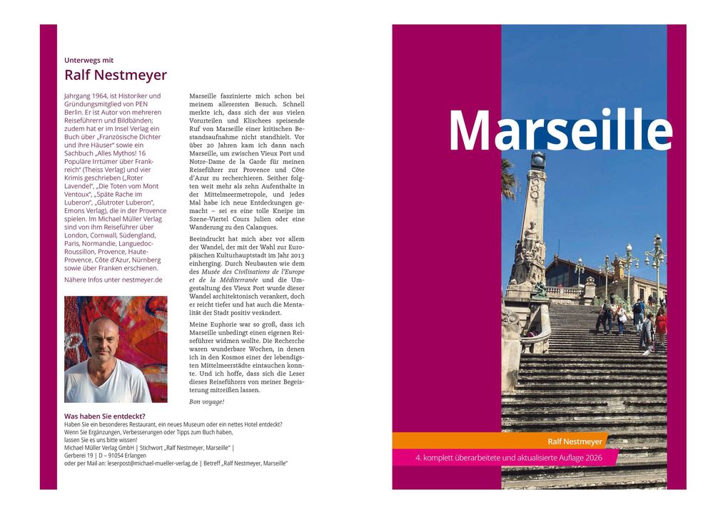Weitere Ansicht: MICHAEL MÜLLER Reiseführer Marseille MM-City | Ralf Nestmeyer