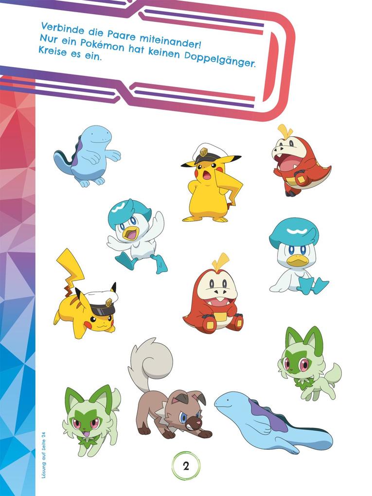 Weitere Ansicht: Pokémon Activity-Buch: Bunter Stickerspaß