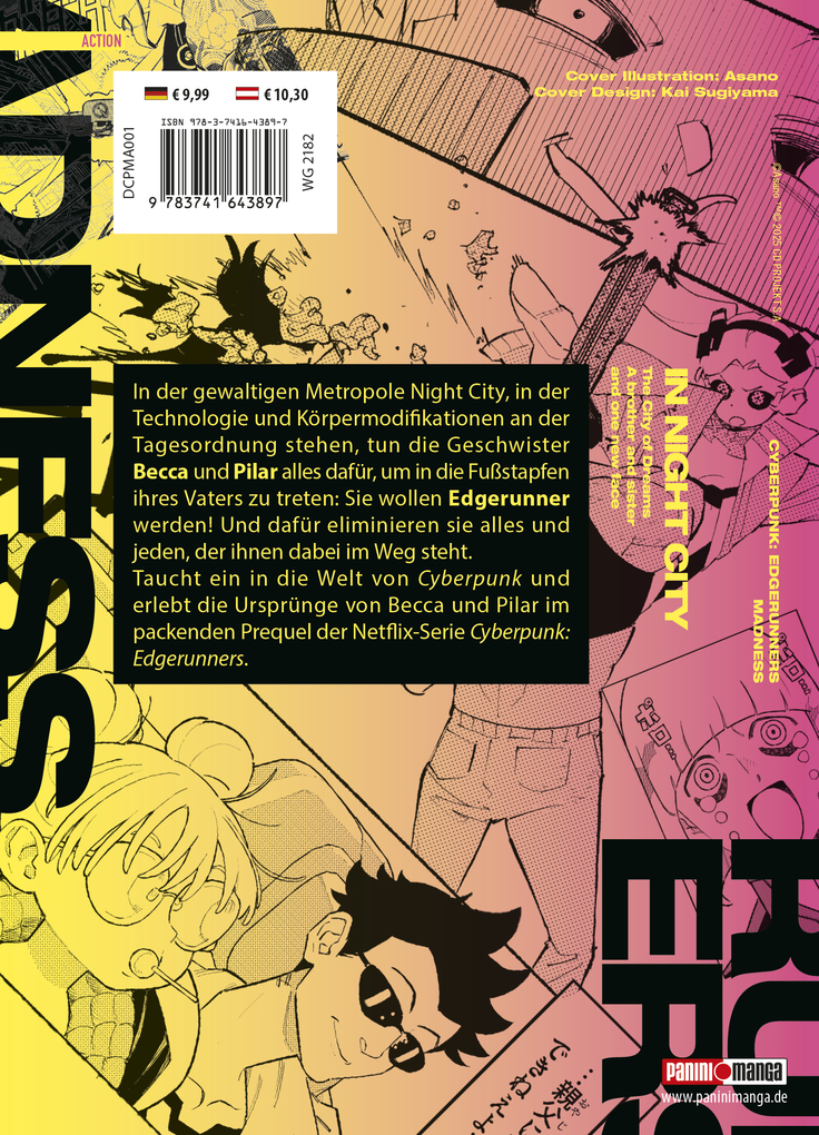 Weitere Ansicht: Cyberpunk 2077: Edgerunners (Manga) 01 | Bartosz Sztybor, Asano