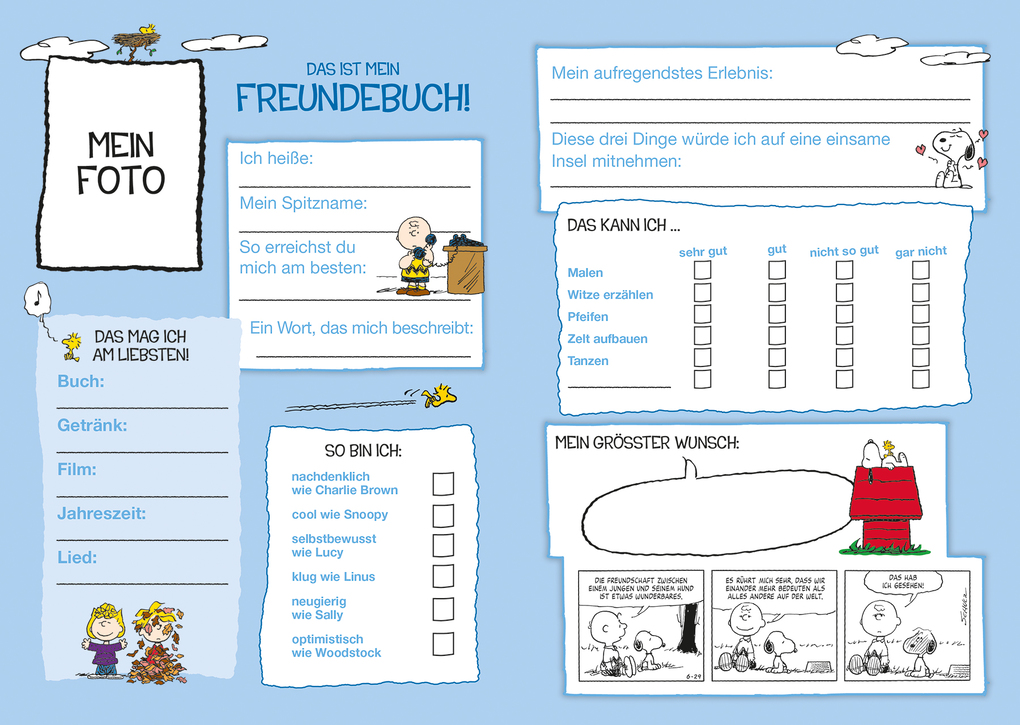 Weitere Ansicht: Peanuts: Meine Freunde | Peanuts, Panini