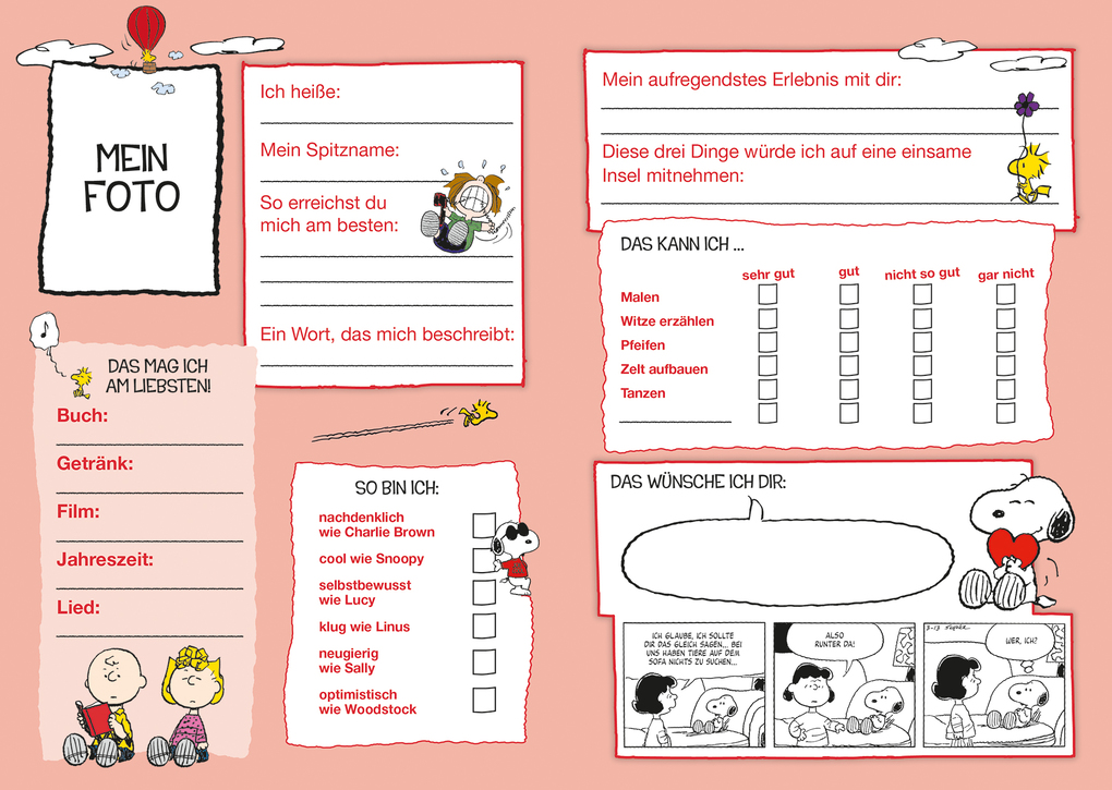 Weitere Ansicht: Peanuts: Meine Freunde | Peanuts, Panini