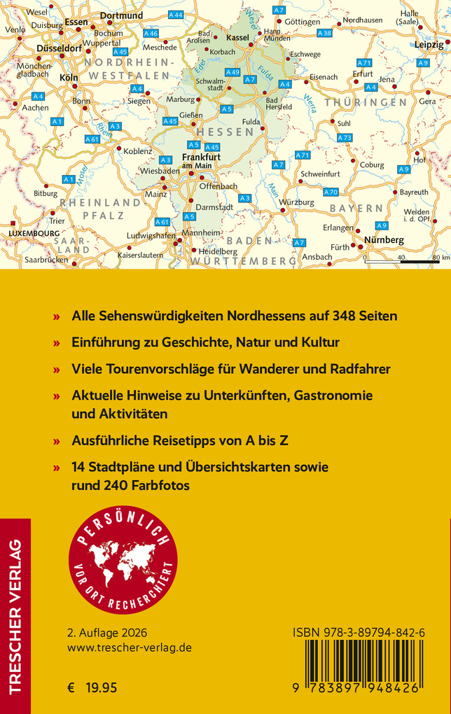Weitere Ansicht: TRESCHER Reiseführer Nordhessen | Peggy Leiverkus
