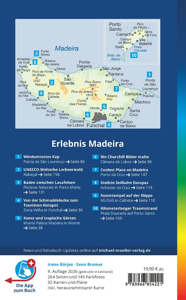 Weitere Ansicht: MICHAEL MÜLLER Reiseführer Madeira | Irene Börjes, Sven Bremer