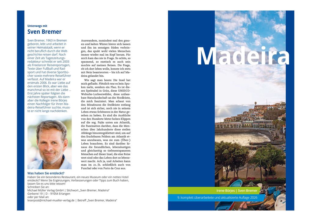 Weitere Ansicht: MICHAEL MÜLLER Reiseführer Madeira | Irene Börjes, Sven Bremer