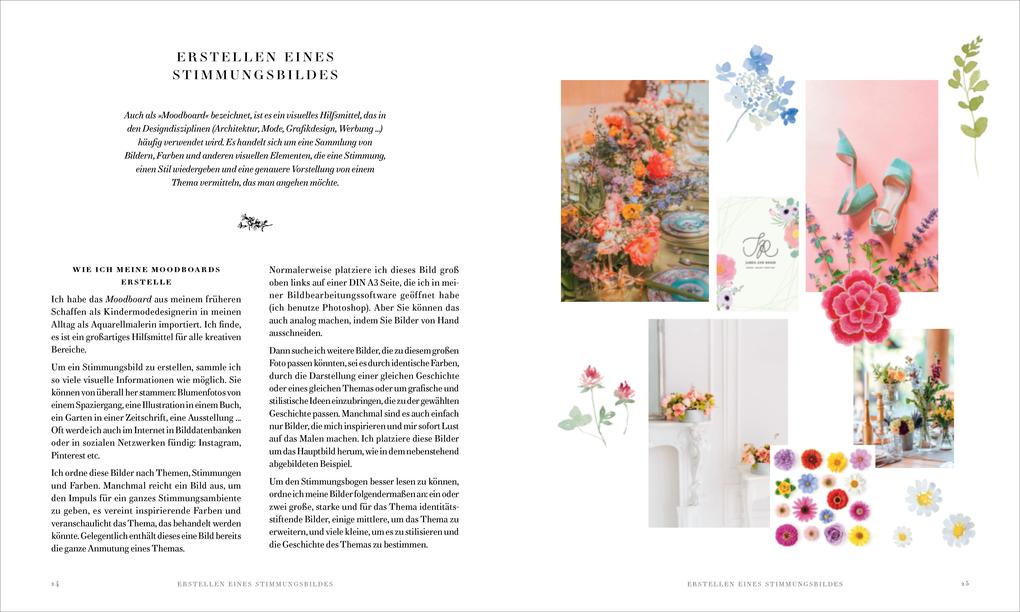 Weitere Ansicht: Monogramme in Aquarell | Blanche Tristant