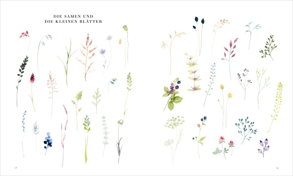 Weitere Ansicht: Monogramme in Aquarell | Blanche Tristant