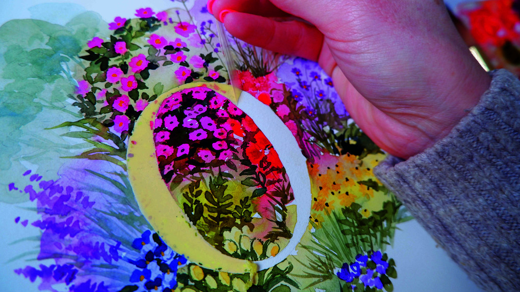 Weitere Ansicht: Monogramme in Aquarell | Blanche Tristant