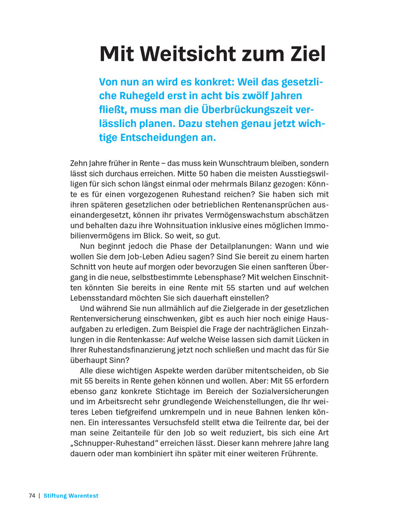 Weitere Ansicht: Früher in Rente und Ruhestand | Matthias Kowalski