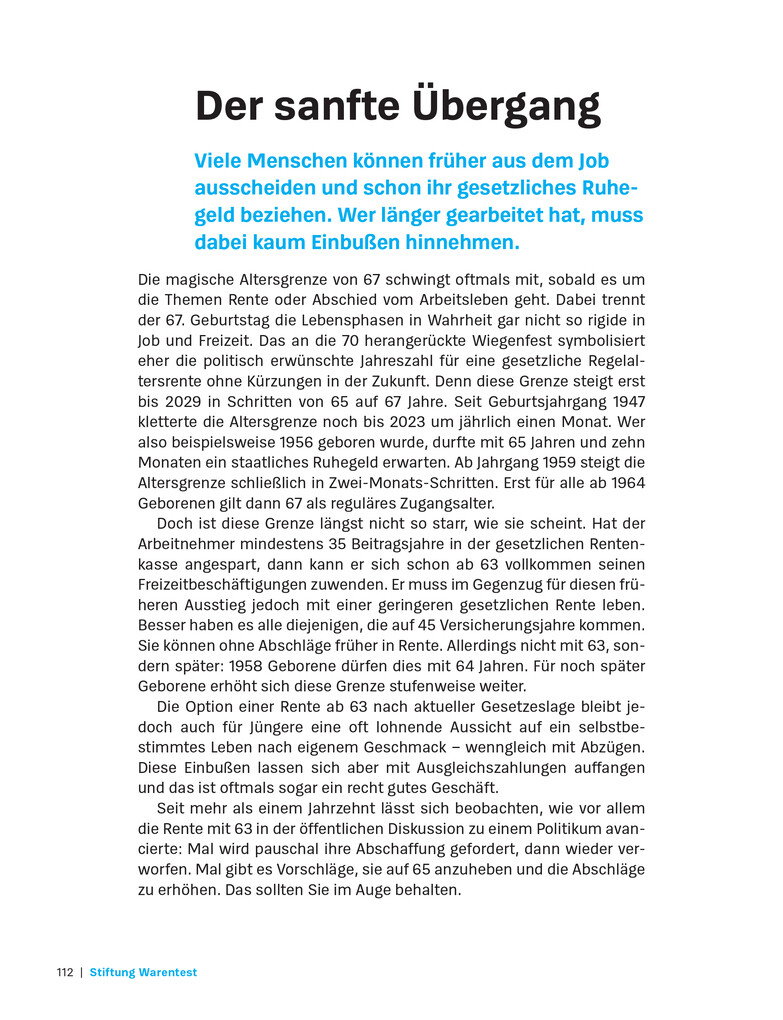 Weitere Ansicht: Früher in Rente und Ruhestand | Matthias Kowalski