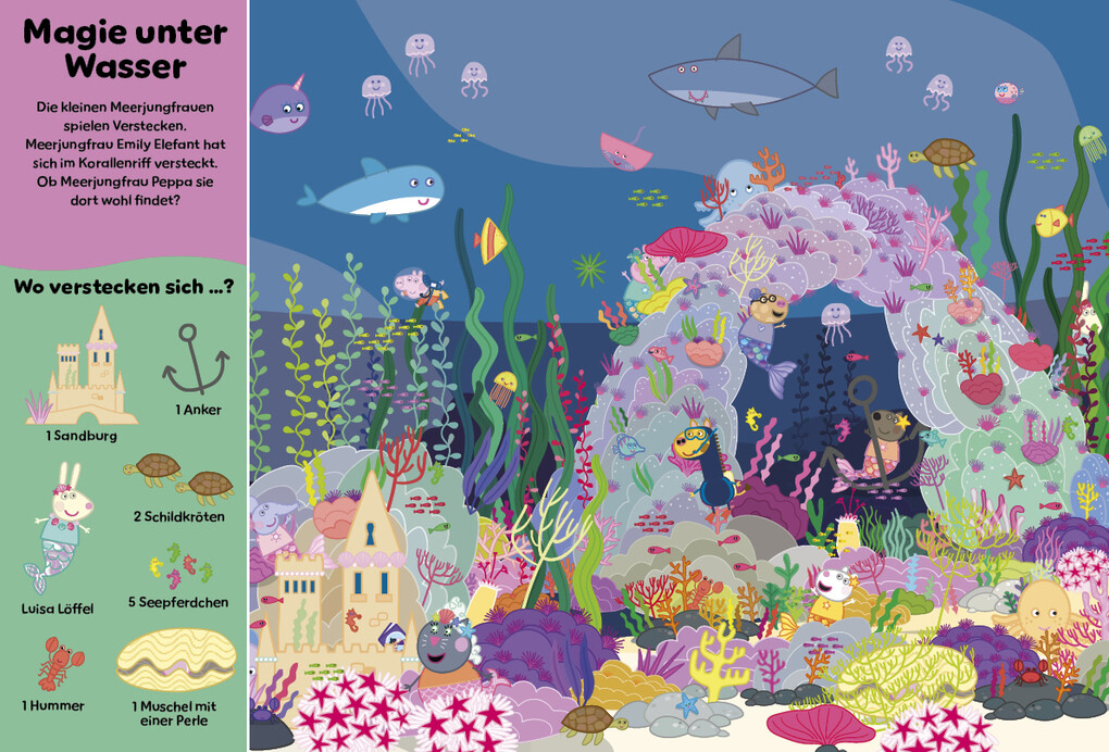 Weitere Ansicht: Peppa Pig: Wo ist Peppa? Mein magisches Wimmelbuch | Panini