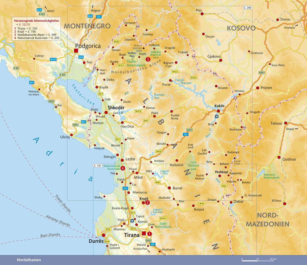 Weitere Ansicht: TRESCHER Reiseführer Albanien | Shkëlzen Alite