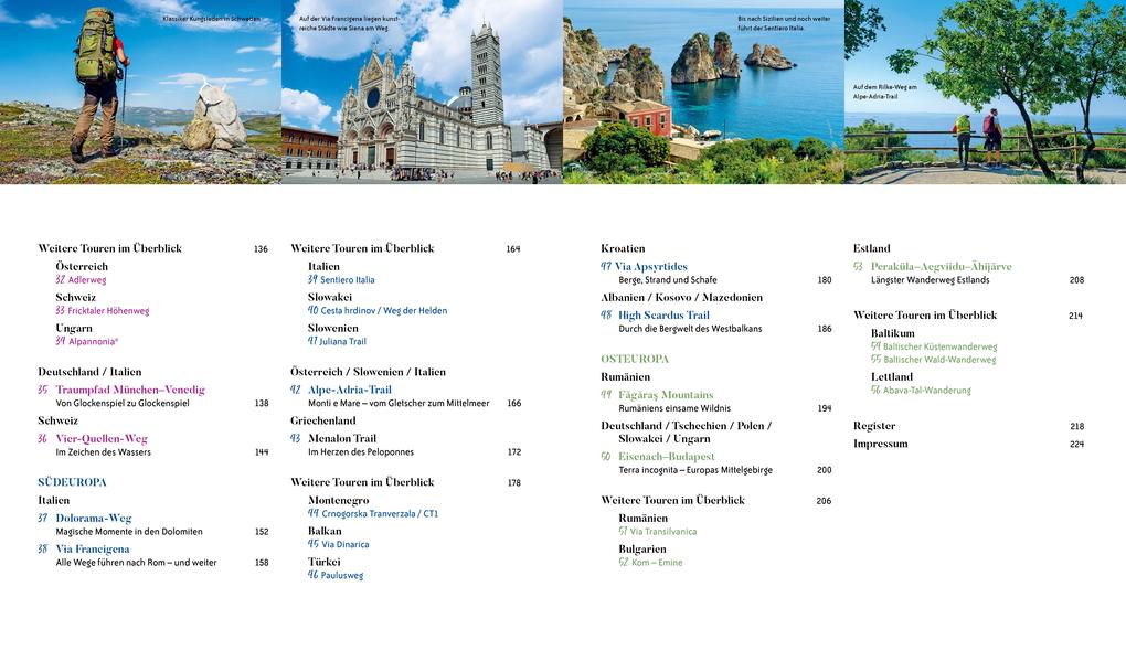 Weitere Ansicht: Die ultimativen Wanderwege in Europa | Lisa Bahnmüller, Regine Heue