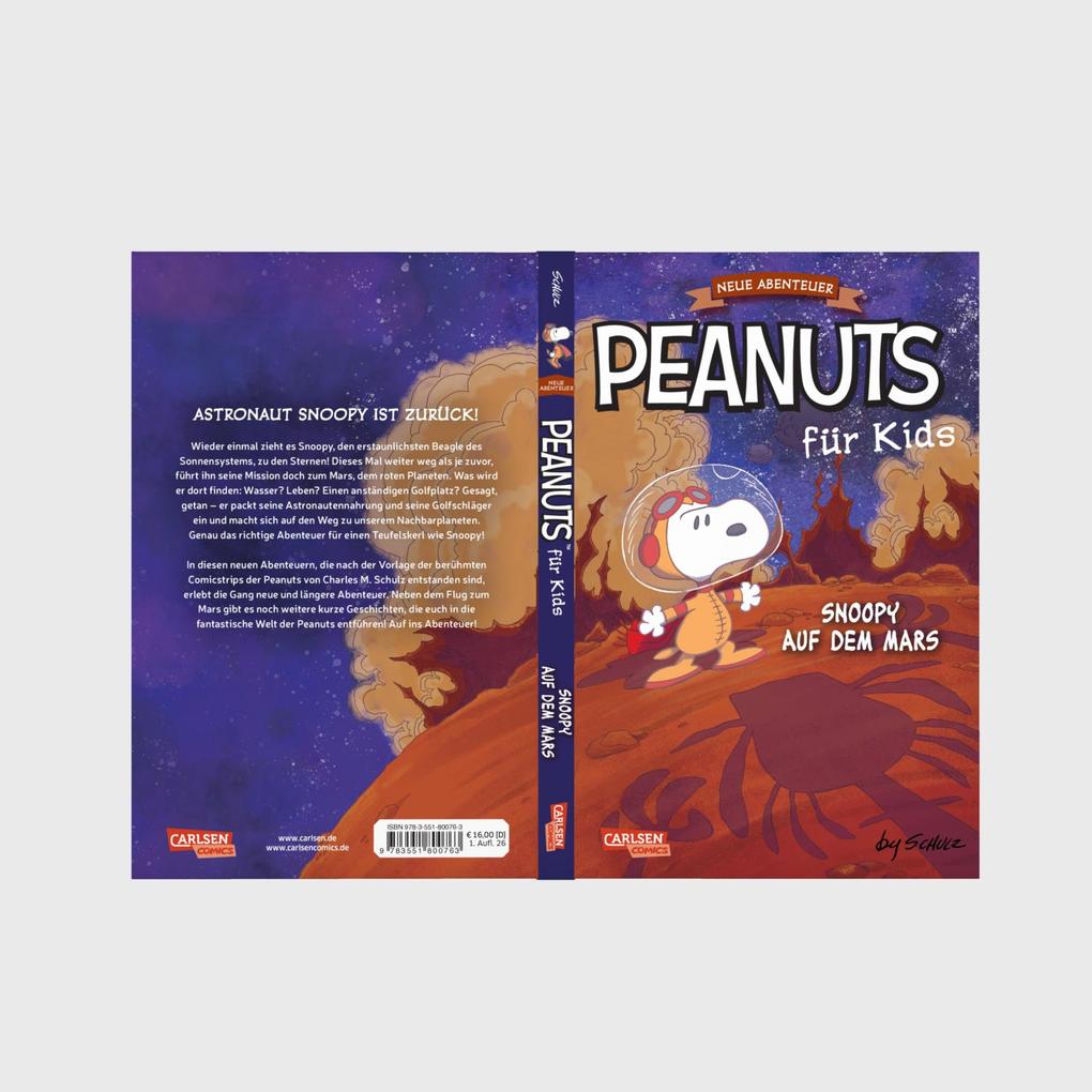 Weitere Ansicht: Peanuts für Kids - Neue Abenteuer 6: Snoopy auf dem Mars | Charles M. Schulz