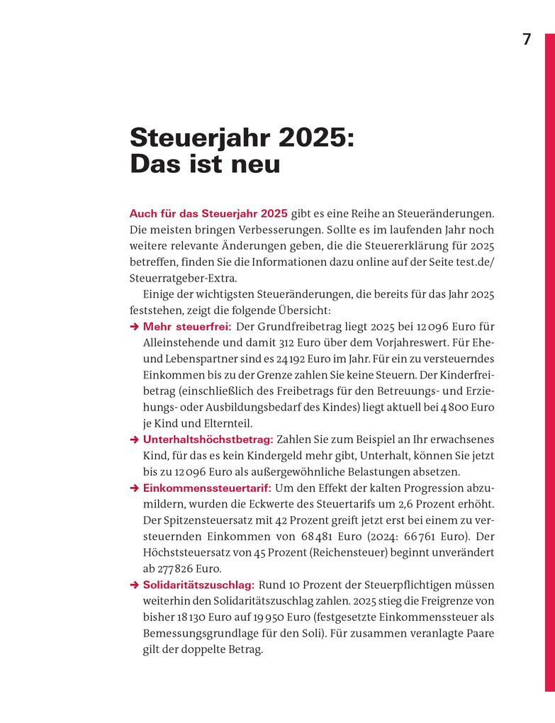Weitere Ansicht: Steuererklärung 2025/2026 - Arbeitnehmer, Beamte | Udo Reuß
