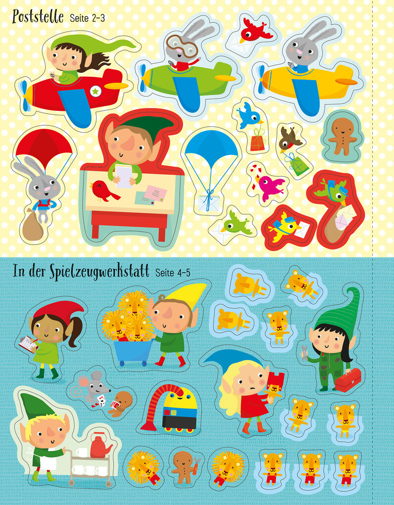 Weitere Ansicht: Mein Stickerbuch: Besuch bei den Wichteln | Fiona Watt