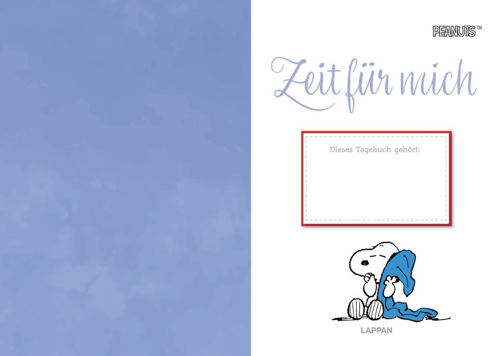 Weitere Ansicht: Peanuts Geschenkbuch: Zeit für mich | Charles M. Schulz