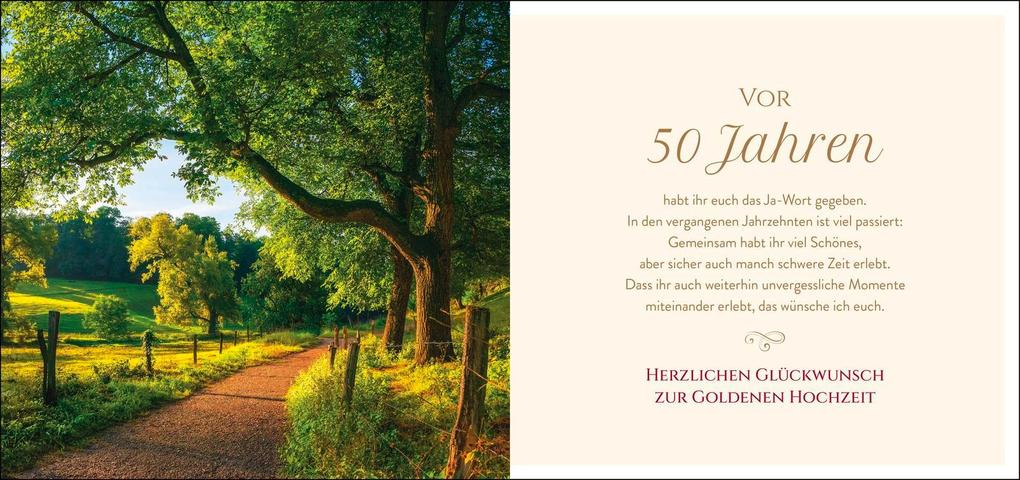 Weitere Ansicht: Zur Goldenen Hochzeit die besten Wünsche