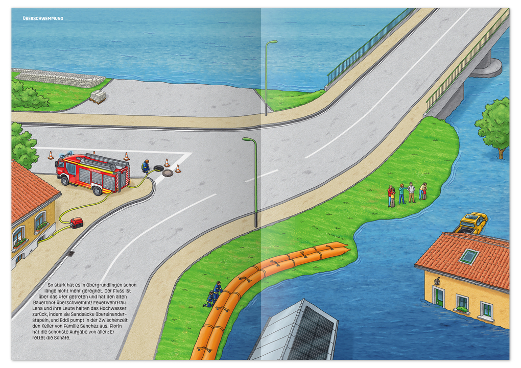 Weitere Ansicht: Mein Stickeralbum - Polizei, Feuerwehr & Co. | Sandra Ritzinger