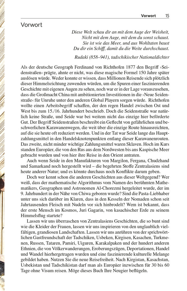 Weitere Ansicht: TRESCHER Reiseführer Zentralasien | Dagmar Schreiber