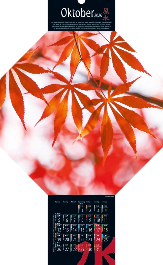 Weitere Ansicht: Feng-Shui-Kalender 2026