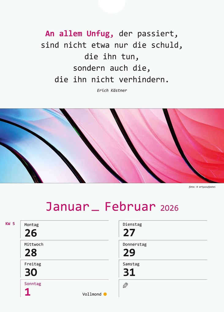 Weitere Ansicht: Wir-Kalender 2026