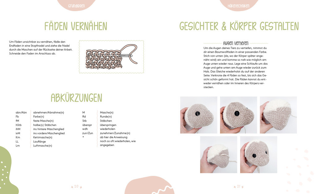 Weitere Ansicht: Meine liebsten Kuschelfreunde | Häkel-Tiere aus Flauschgarn häkeln von SPIEGEL-Bestsellerautorin @nadelkunst.handmade | Annemarie Sichermann