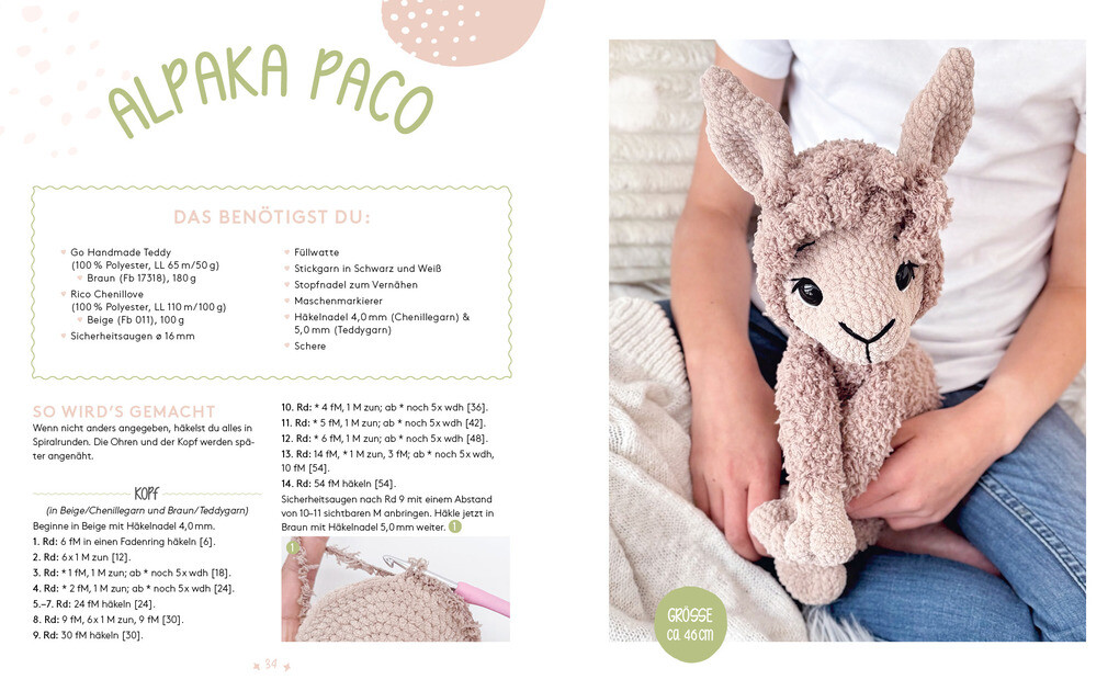Weitere Ansicht: Meine liebsten Kuschelfreunde | Häkel-Tiere aus Flauschgarn häkeln von SPIEGEL-Bestsellerautorin @nadelkunst.handmade | Annemarie Sichermann
