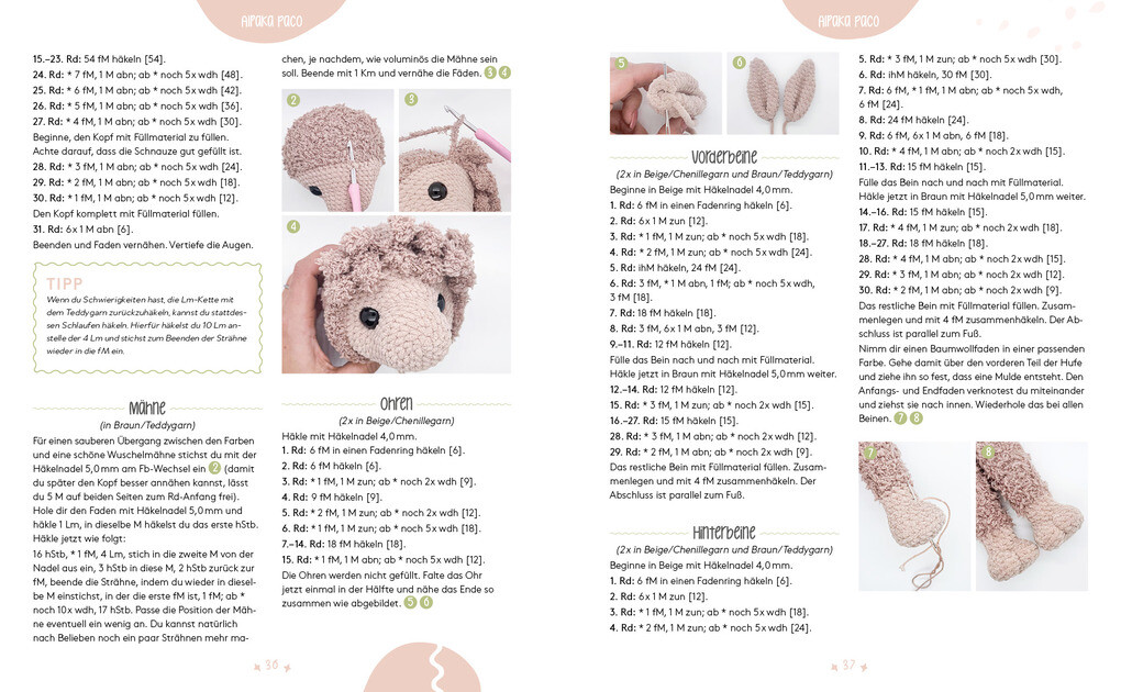 Weitere Ansicht: Meine liebsten Kuschelfreunde | Häkel-Tiere aus Flauschgarn häkeln von SPIEGEL-Bestsellerautorin @nadelkunst.handmade | Annemarie Sichermann
