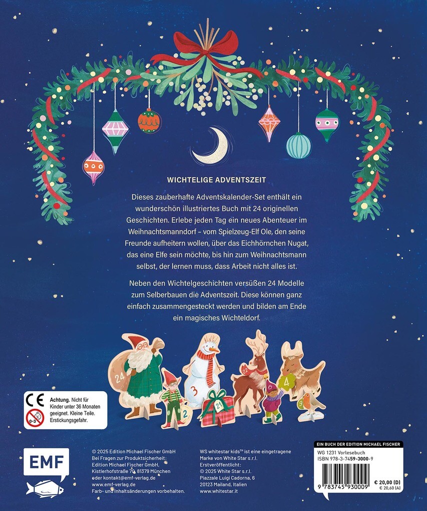 Weitere Ansicht: Mein Adventskalender-Wichtel-Set: Wichtel-Weihnachten | Emanuela Brumana