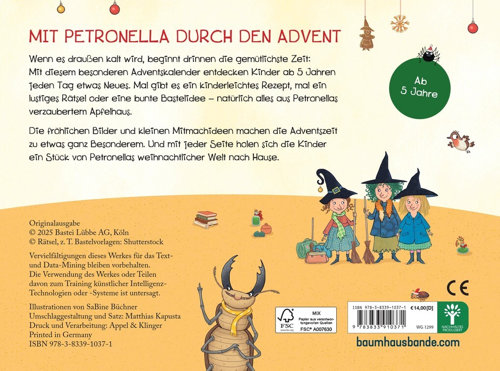 Weitere Ansicht: Petronella Apfelmus - Der Hexen-Adventskalender | Sabine Städing