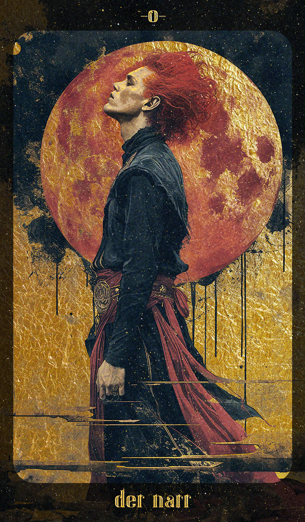 Weitere Ansicht: Bernsteinmond Tarot - 78 Tarotkarten und 80-seitiges Booklet | Hepie Bartkowski